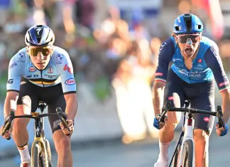 Evenepoel campione d’Europa, beffato per un soffio Ciccone