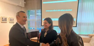 L’Ambasciatore Trichilo alla premiazione dei vincitori del Concorso XXVI Settimana della Lingua Italiana in Croazia