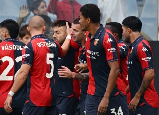 Il Genoa trova la prima vittoria in campionato, 2-1 alla Fiorentina