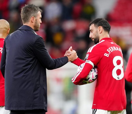 Manchester United, meeting between Carrick and Bruno Fernandes: the Portuguese player is ready for his return