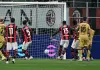 Il Bologna espugna San Siro, Milan al tappeto 4-2: tripletta di Mbangula