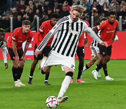 La Juventus non va oltre il pari contro il Rennes, 2-2 con gol di Celik e Woltemade