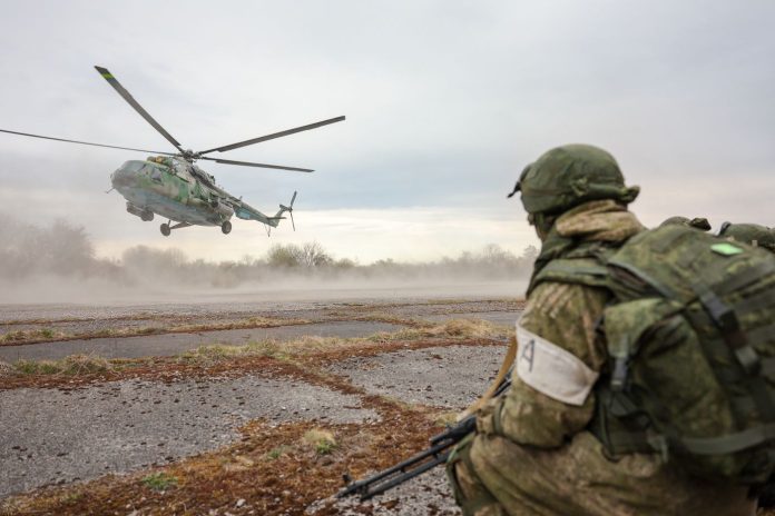 Russia: Esercitazioni di fanteria della flotta russa del Baltico nella regione di Kaliningrad