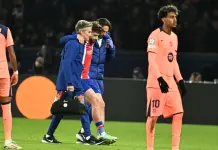 PSG fear Khvicha Kvaratskhelia has ruptured his ACL