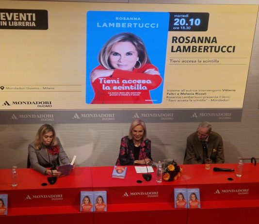 Presentato a Milano “Tieni accesa la scintilla”, il libro di Rosanna Lambertucci / Video
