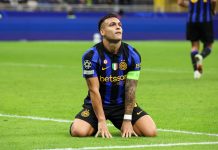 Inter, risentimento muscolare ai flessori della coscia per Lautaro Martinez