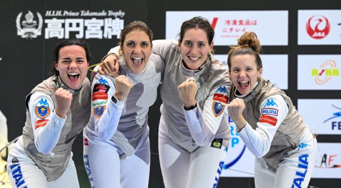 Le azzurre dominano il ranking di fioretto, Santuccio si conferma numero uno tra le spadiste