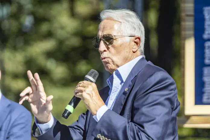 Milano, Giardini della Triennale, Intervento di Giovanni Malagò