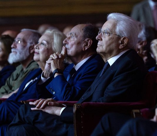 Mattarella al Teatro Massimo di Palermo, assiste alla proiezione in anteprima del film su Biagio Conte / Foto