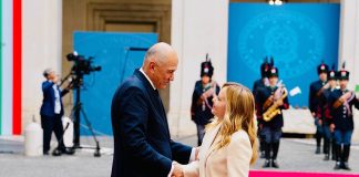Meloni riceve il premier sloveno Jansa, obiettivo condiviso il partenariato strategico