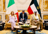 Meloni in Kuwait per un incontro con l’Emiro, emersa disponibilità a prorogare price cap Q8 sui carburanti