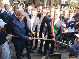 Inaugurata la sede del Distaccamento di Polizia Stradale di Sala Comacina, presenti Salvini e Piantedosi