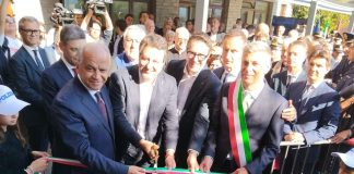 Inaugurata la sede del Distaccamento di Polizia Stradale di Sala Comacina, presenti Salvini e Piantedosi