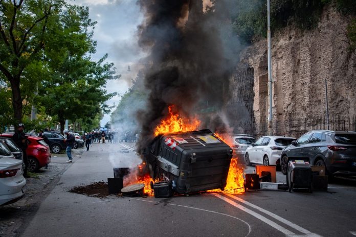 Rome: March Against The High Cost Of Living.