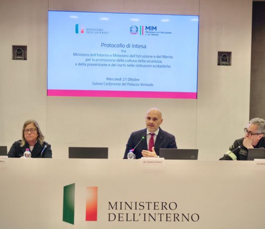 Accordo tra i Vigili del Fuoco e il Mim per la cultura della sicurezza nelle scuole