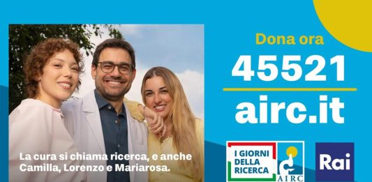 Dall’1 all’8 novembre Rai e Airc ancora insieme per la ricerca
