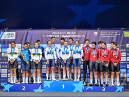 Europei di ciclismo, a Lubiana argento per l’Italia nella staffetta mista Elite
