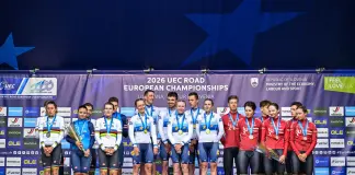 Europei di ciclismo, a Lubiana argento per l’Italia nella staffetta mista Elite