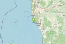 Terremoto di magnitudo 3.3 sulla costa livornese