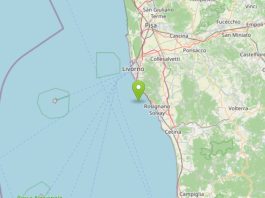Terremoto di magnitudo 3.3 sulla costa livornese