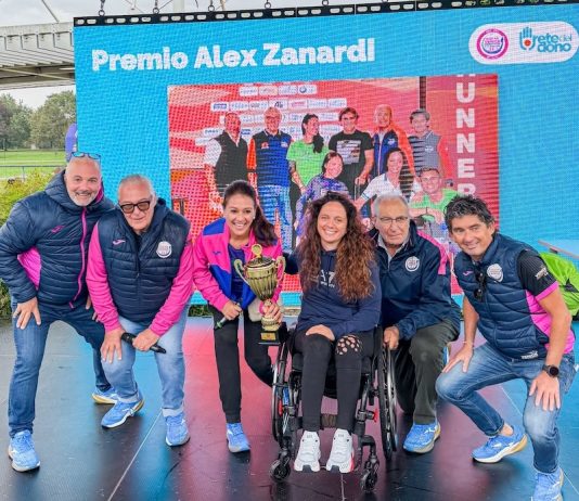 La Disabili No Limits raccoglie 16.171 euro alla Wizz Air Venicemarathon e si aggiudica il premio “Alex Zanardi”