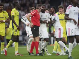 Real Madrid, Vinicius apologizes for red card but hits out at referees