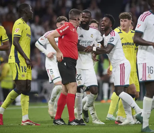 Real Madrid, Vinicius apologizes for red card but hits out at referees