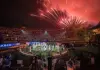 Cina: Guizhou, Land Fingerprint Concert anima antica cittadina di Shexiang (2)