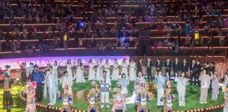 Cina: Guizhou, Land Fingerprint Concert anima antica cittadina di Shexiang (3)