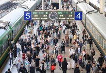 Cina: aumentano i rientri in treno con la fine delle festività nazionali (1)