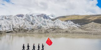 Cina: polizia di frontiera di Pumaqangtang presidia altopiano a 5.373 metri (1)