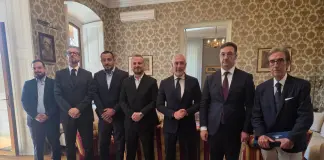 L’Ambasciatore d’Italia in Georgia incontra a Tbilisi il celebre enologo Cotarella