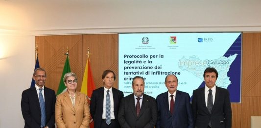 Firmato un protocollo antimafia fra Regione Siciliana, Irfis e le Prefetture