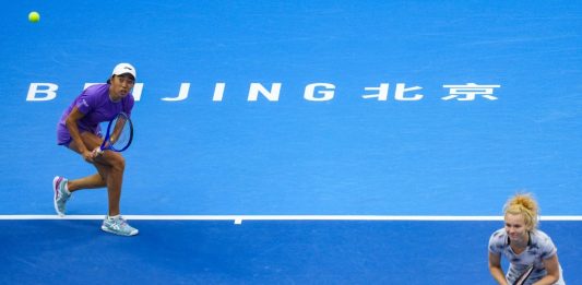Tennis: finale del doppio femminile al China Open di Pechino (1)