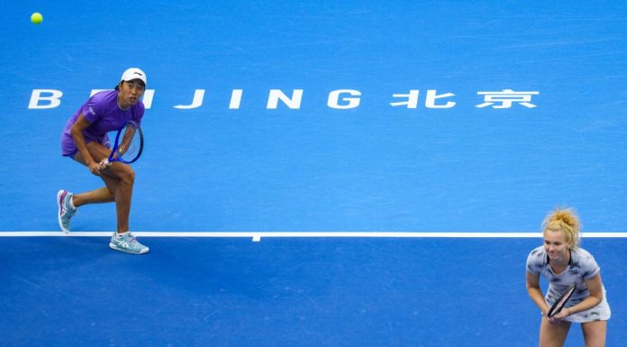 Tennis: finale del doppio femminile al China Open di Pechino (1)