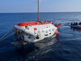 Cina: sommergibile Jiaolong conduce ricerche scientifiche in acque profonde (2)