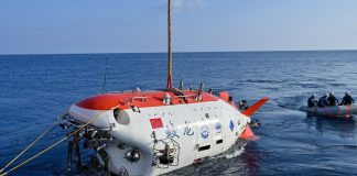 Cina: sommergibile Jiaolong conduce ricerche scientifiche in acque profonde (2)