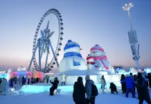 Cina prevede espansione record del maggior parco a tema ghiaccio al mondo