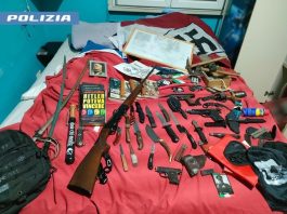 Voghera, arrestato 19enne estremista per detenzione illegale di armi da sparo