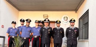 Il Generale dei Carabinieri Del Monaco in visita a Santa Cristina Gela e Piana degli Albanesi