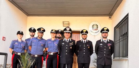 Il Generale dei Carabinieri Del Monaco in visita a Santa Cristina Gela e Piana degli Albanesi