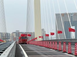 Cina: cerimonia di inaugurazione del ponte al confine con DPRK