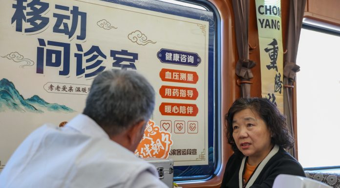 Cina: anziani in treno da Harbin a Haikou per sfuggire al freddo invernale (1)