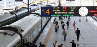 Cina: anziani in treno da Harbin a Haikou per sfuggire al freddo invernale (3)