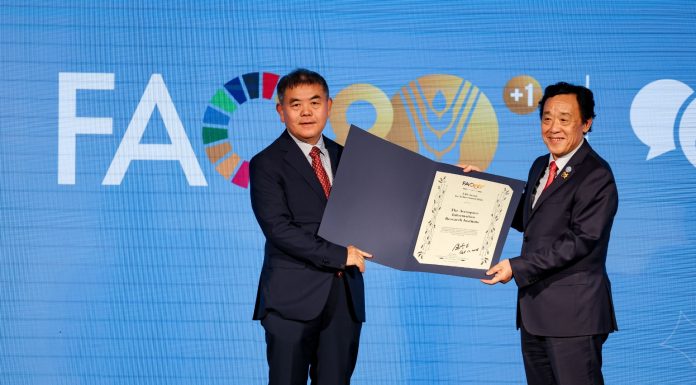 Cina: istituto dell’Accademia delle scienze vince il premio FAO 2026