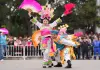 Cina: Liaoning, sfilata di danze del patrimonio culturale immateriale (1)