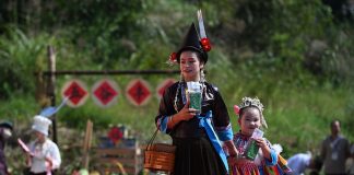 Cina: nel Guangxi si celebra il raccolto del riso glutinoso (3)