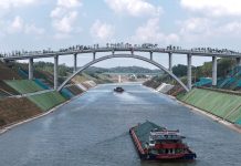 Cina: traffico merci sul canale Pinglu supera il milione di tonnellate (3)