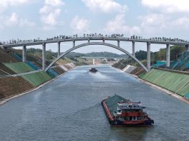 Cina: traffico merci sul canale Pinglu supera il milione di tonnellate (3)