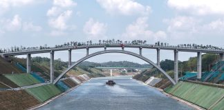 Cina: traffico merci sul canale Pinglu supera il milione di tonnellate (3)